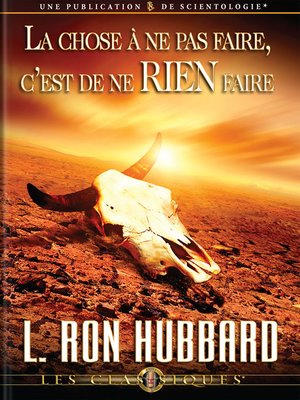 cover image of The Wrong Thing to Do is Nothing (French)
